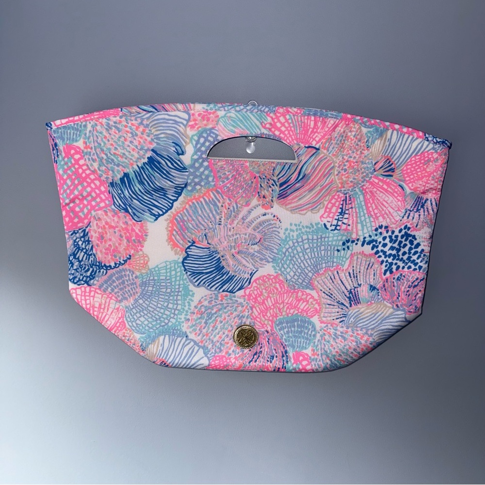 Lilly Pulitzer Pink and Blue Tote Bag